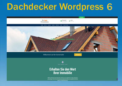 Website Dachdecker Wordpress