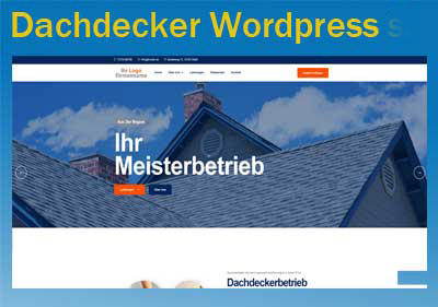 Website Dachdecker Wordpress