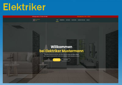 Homepage Elektriker