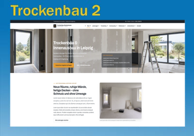 Homepage Trockenbau, Sanierung